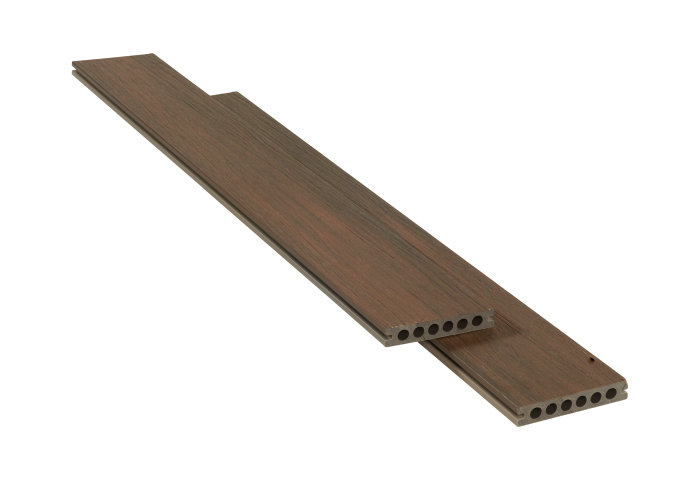 Kirkedal Heimdal terrassebrædder komposit Oak/Hardwood 22×130×6000 mm